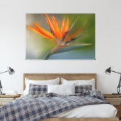 Paradiesvogel Blume Original Malerei Leinwanddruck (Insitu (Schlafzimmer))