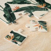Paradiesvogel-Botanikmuster Puzzle (Seite)