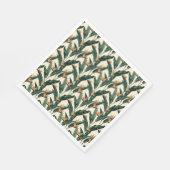 Paradiesvogel Botanisches Muster Decoupage Serviette (Ecke)