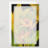 Paradiesvogel Briefpapier (Vorne/Hinten)