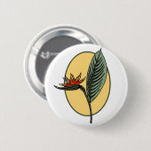 Paradiesvogel Button (Vorne & Hinten)