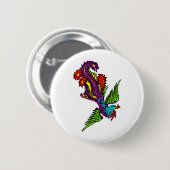 Paradiesvogel Button (Vorne & Hinten)