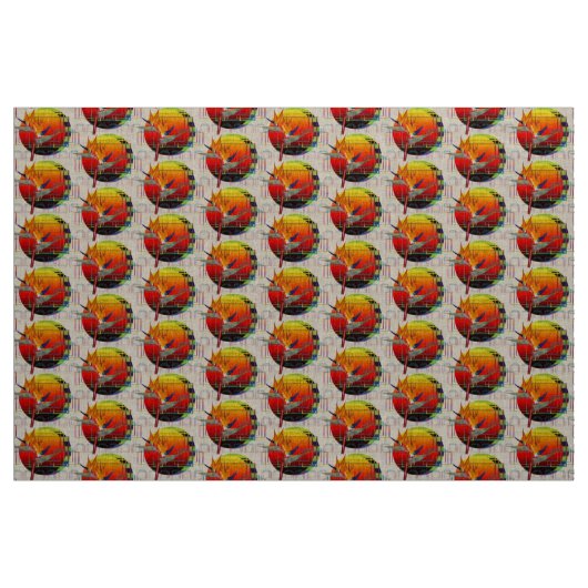 Paradiesvogel des Gewebe-| geometrischen Stoff (Yard (91,4 cm))