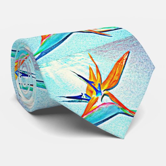 Paradiesvogel die Krawatte der Männer (Gerollt)