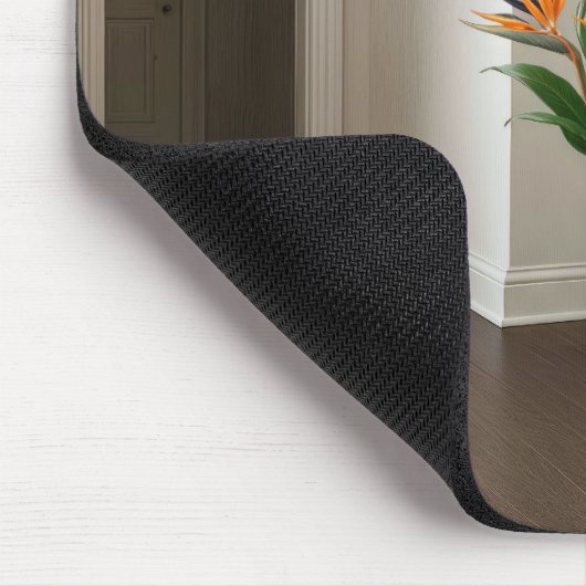 Paradiesvogel durch Treppe Mousepad (Ecke)