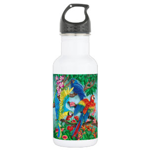 Paradiesvögel Edelstahlflasche