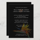 Paradiesvogel Einladung (Vorne/Hinten)