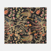 Paradiesvögel Fleecedecke (Vorderseite (Horizontal))