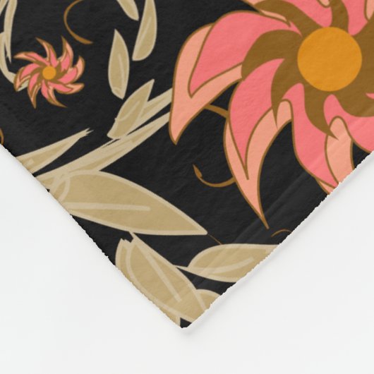 Paradiesvögel Fleecedecke (Ecke)