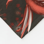 Paradiesvogel Fleecedecke (Ecke)