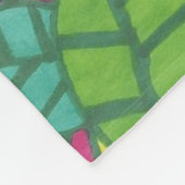 Paradiesvögel Fleecedecke (Ecke)