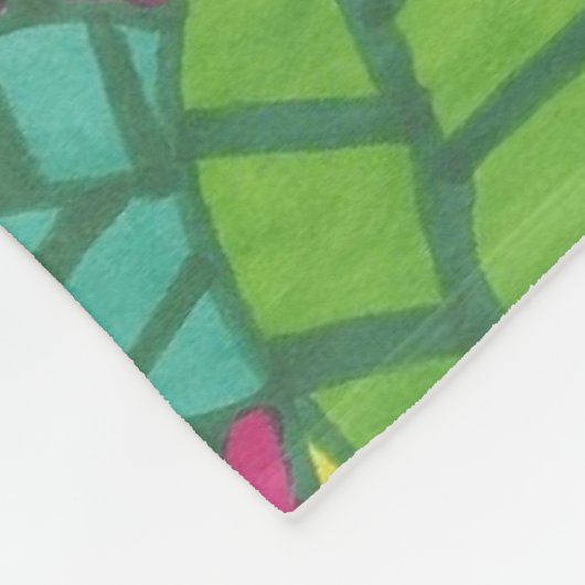 Paradiesvögel Fleecedecke (Ecke)