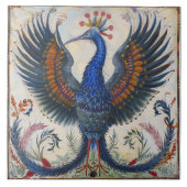 Paradiesvogel Fliese (Vorderseite)