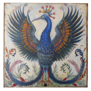 Paradiesvogel Fliese