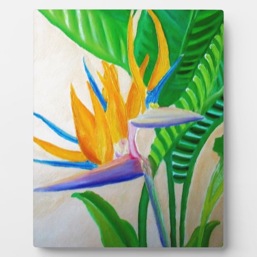 Paradiesvogel Fotoplatte (Vorderseite)