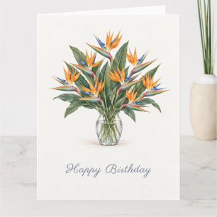 Paradiesvögel Geburtstag Karte