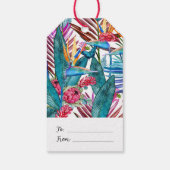 Paradiesvogel Geschenkanhänger (Rückseite)