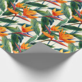 Paradiesvogel Geschenkpapier (Ecke)