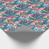 Paradiesvogel Geschenkpapier (Ecke)