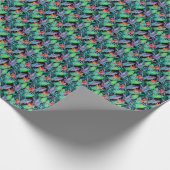 Paradiesvogel Geschenkpapier (Ecke)