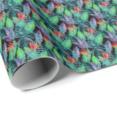 Paradiesvogel Geschenkpapier (Rolleneckpunkt)