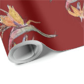 Paradiesvogel Geschenkpapier (Rolleneckpunkt)