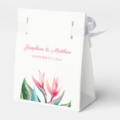 Paradiesvogel Geschenkschachtel (Rückseite)