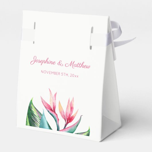 Paradiesvogel Geschenkschachtel (Rückseite)