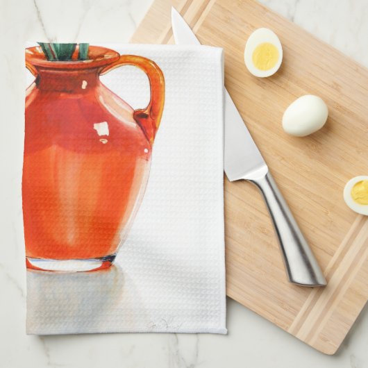 Paradiesvögel Geschirrtuch (Viertel Falte)