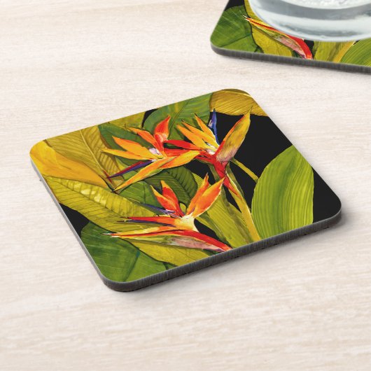 Paradiesvogel Getränkeuntersetzer (Linke Seite)