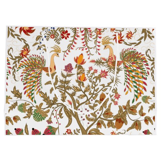 Paradiesvögel Große Geschenktüte (Rückseite)