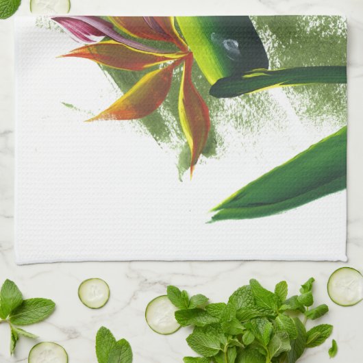 Paradiesvogel Handtuch (Gefaltet)