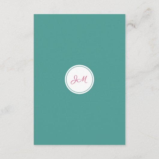 Paradiesvogel Hochzeitskarten Begleitkarte (Rückseite)