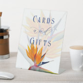 Paradiesvogel Hochzeitszittel Sockelschild (In SItu)