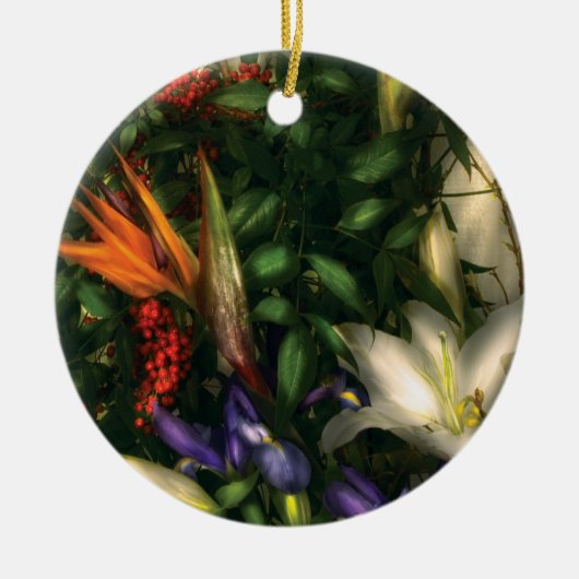 Paradiesvogel II Keramik Ornament (Vorne)