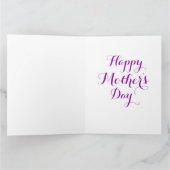 Paradiesvögel in Herzvase auf weißer Karte (Innenseite)