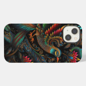 Paradiesvogel iPhone Hülle (Rückseite (Horizontal))