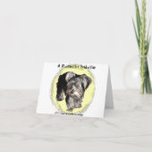 Paradiesvogel Karte (Rückseite)