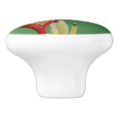 Paradiesvogel Keramikknauf (Seitenansicht)