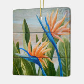 Paradiesvogel Keramikornament (Links)