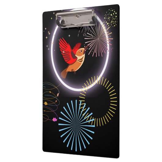 Paradiesvogel Klemmbrett (Links)