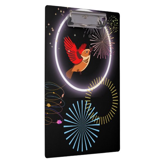 Paradiesvogel Klemmbrett (Rechts)