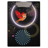 Paradiesvogel Klemmbrett (Vorderseite)