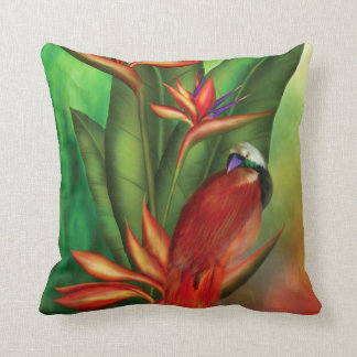 Paradiesvögel Kunst-Designer-Kissen Kissen