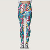 Paradiesvogel Leggings (Vorderseite)