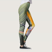 Paradiesvogel Leggings - Einzigartige Blume Mode (Rechts)