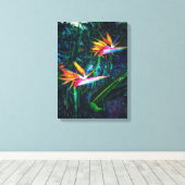 Paradiesvogel Leinwanddruck (Insitu (Holzboden))