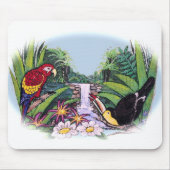 Paradiesvögel Mousepad (Vorne)