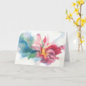 Paradiesvogel Notecard Karte (Gelbe Blume)