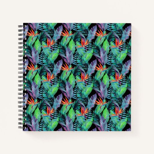 Paradiesvogel Notizbuch (Vorderseite)